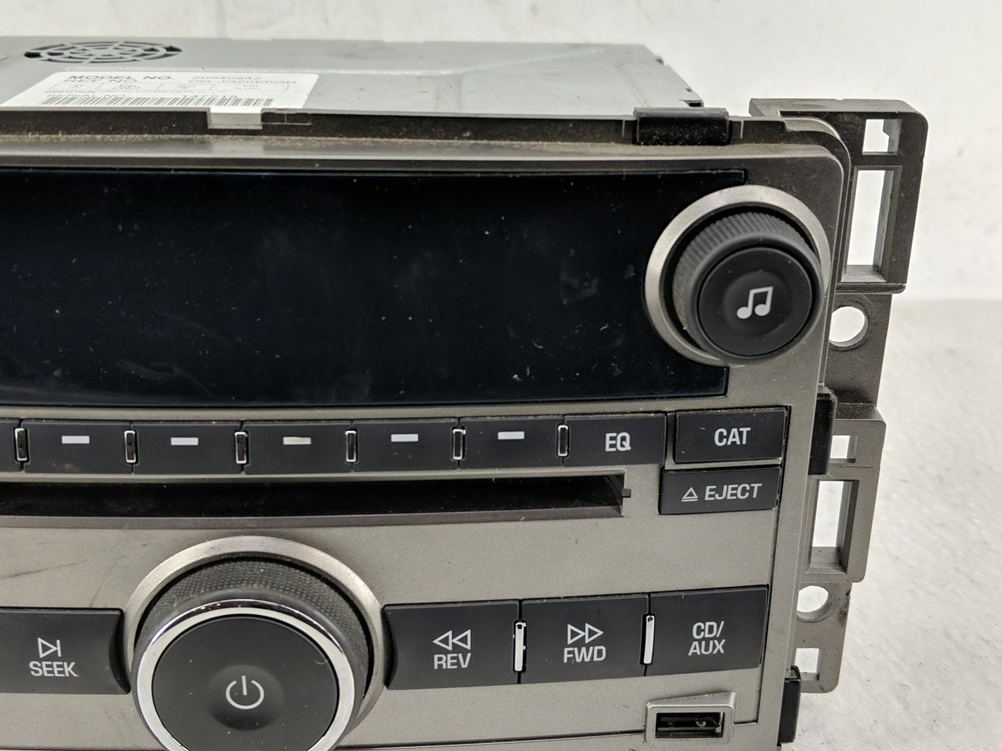 2009-2012 Chevrolet Malibu Radio AM FM Cd Player Receiver Replacement P/N:20940842 Fits Fits 2009 2010 2011 2012 OEM Used Au