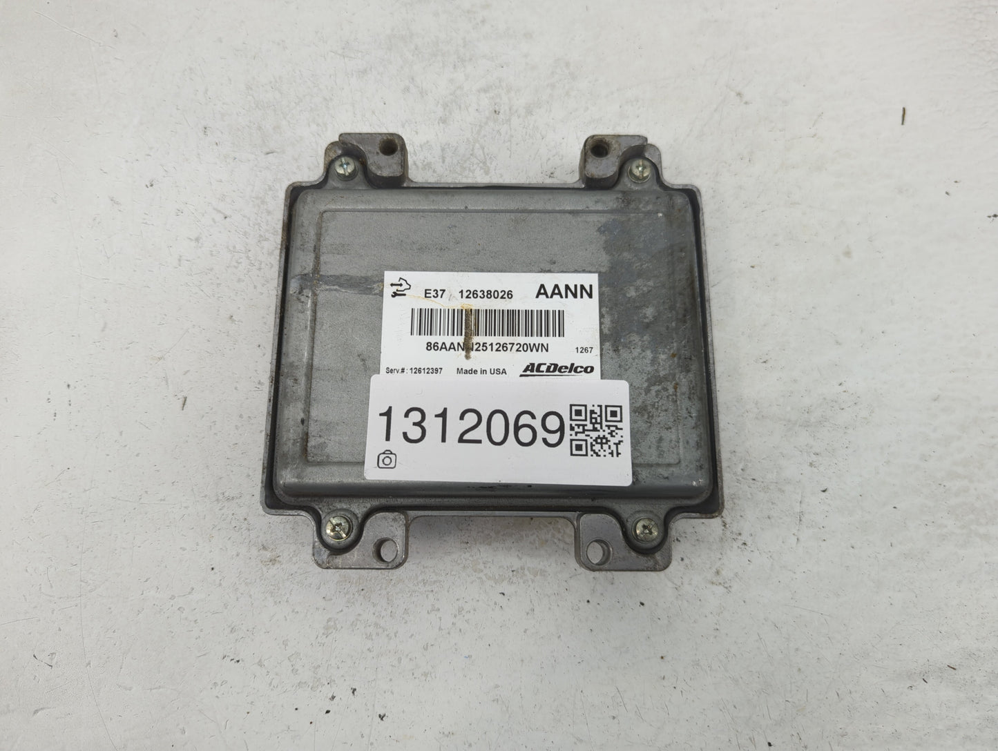 2007-2012 Chevrolet Malibu PCM Engine Control Computer ECU ECM PCU OEM P/N:12638026 Fits Fits 2007 2008 2009 2010 2011 2012 
