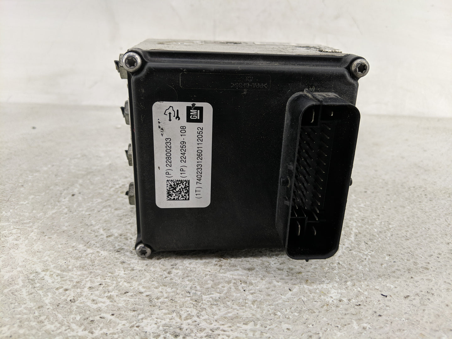 2012 Chevrolet Malibu ABS Pump Control Module Replacement P/N:224259-108 22800233, 22971448 Fits OEM Used Auto Parts - Oemus
