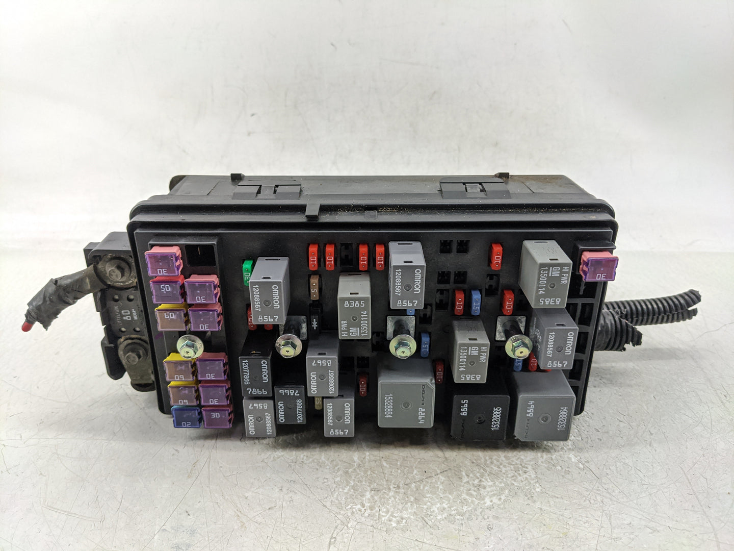 2009-2012 Chevrolet Malibu Fusebox Fuse Box Panel Relay Module P/N:20822694 Fits Fits 2009 2010 2011 2012 OEM Used Auto Part