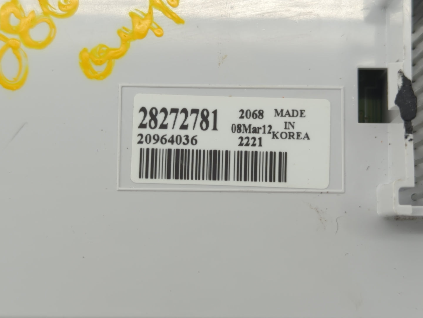 2008-2012 Chevrolet Malibu Climate Control Module Temperature AC/Heater Replacement P/N:28272781 Fits OEM Used Auto Parts - 