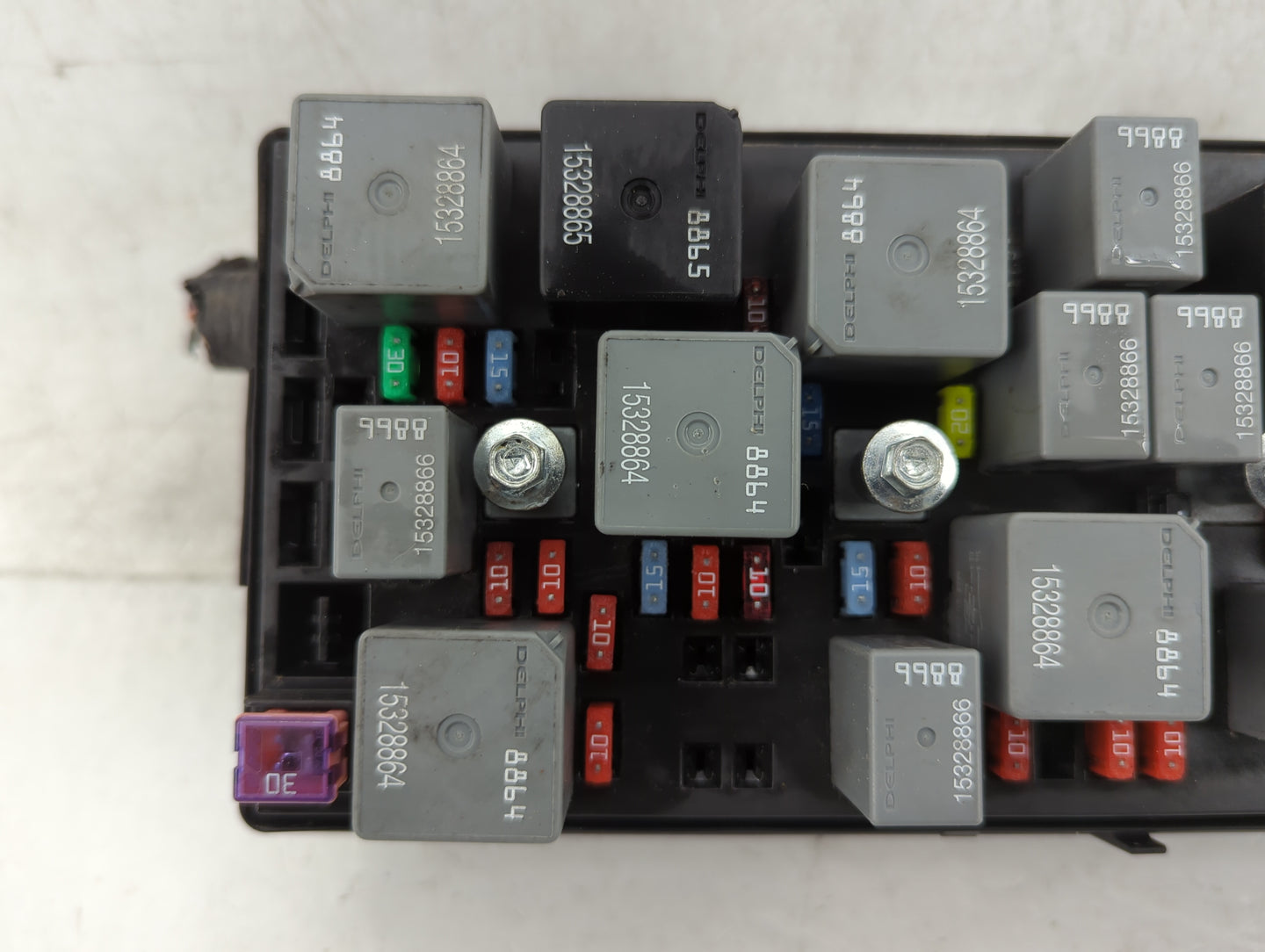 2008-2012 Chevrolet Malibu Fusebox Fuse Box Panel Relay Module P/N:13572723 20822689 Fits Fits 2008 2009 2010 2011 2012 OEM 