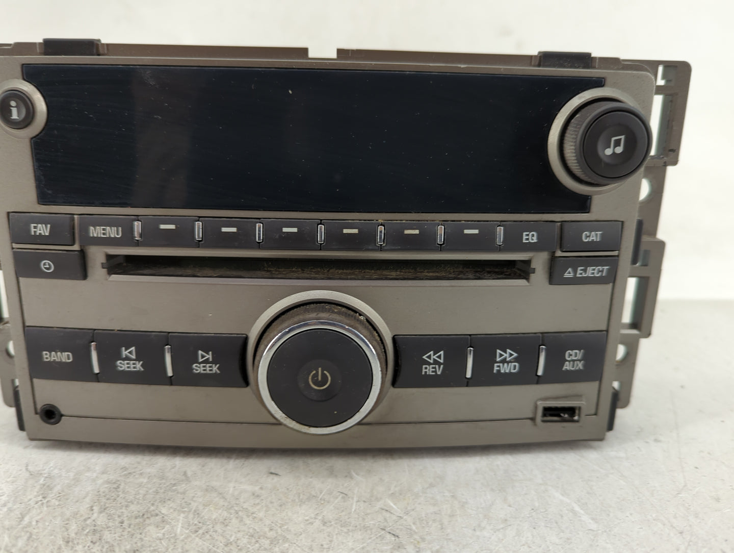 2009-2012 Chevrolet Malibu Radio AM FM Cd Player Receiver Replacement P/N:2094084 Fits Fits 2009 2010 2011 2012 OEM Used Aut