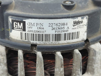 2008-2012 Chevrolet Malibu Alternator Replacement Generator Charging Assembly Engine OEM P/N:22762984 Fits OEM Used Auto Par