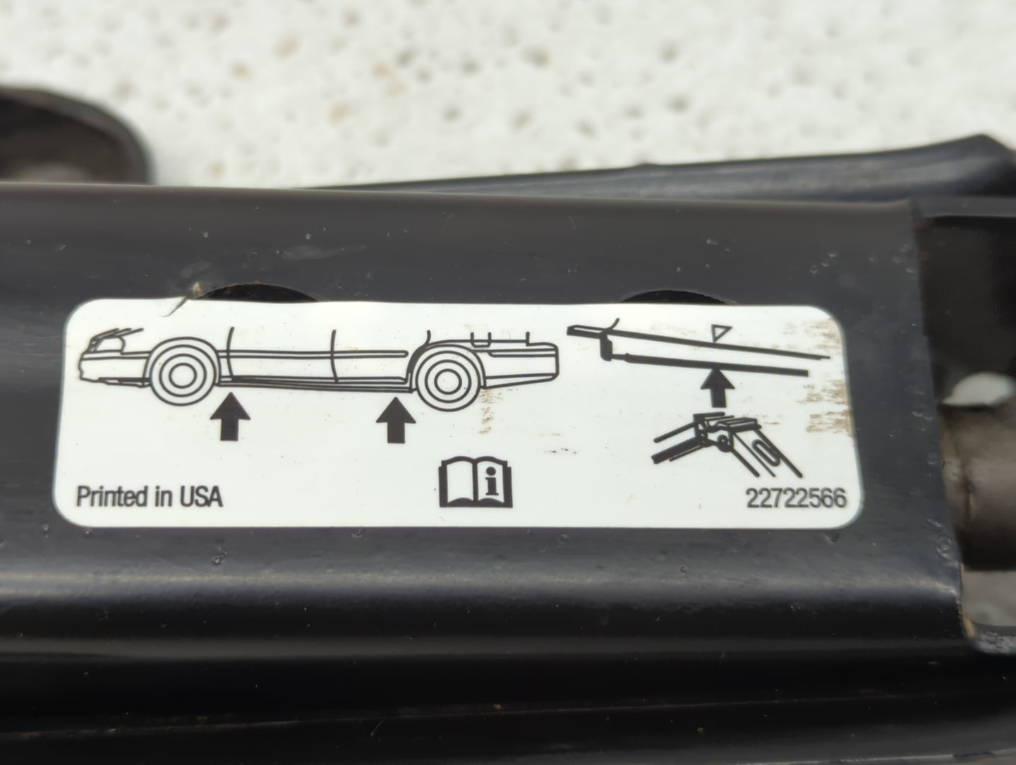 2012 Chevrolet Malibu Spare Scissor Car Jack - Oemusedautoparts1.com