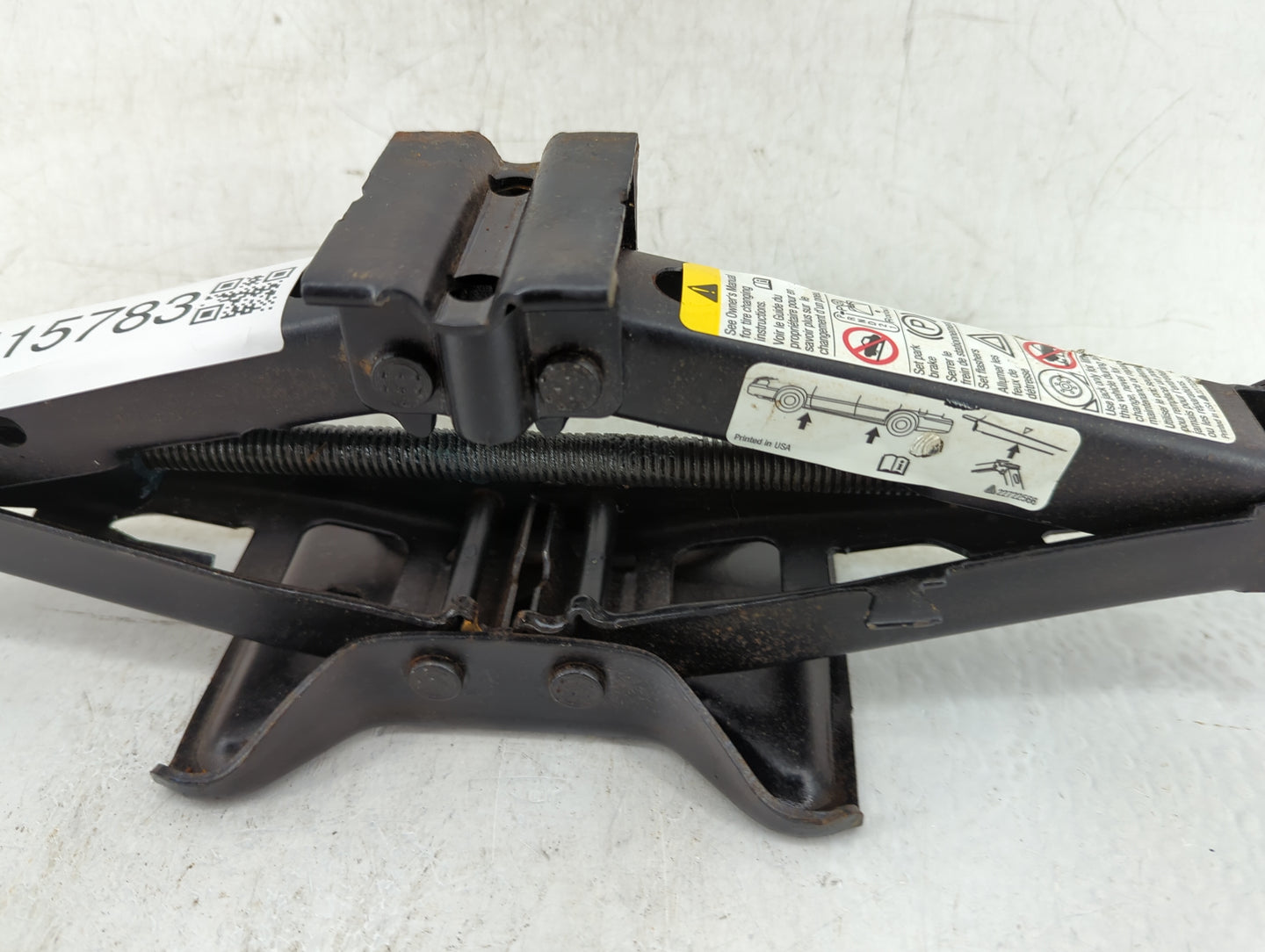 2012 Chevrolet Malibu Spare Scissor Car Jack - Oemusedautoparts1.com