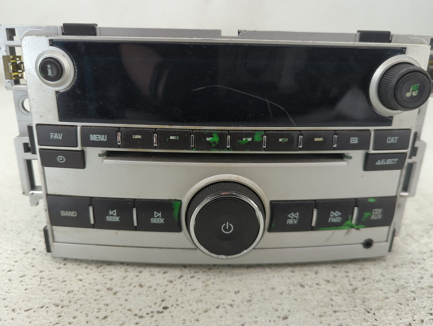 2009-2012 Chevrolet Malibu Radio AM FM Cd Player Receiver Replacement P/N:20834332 Fits Fits 2009 2010 2011 2012 OEM Used Au