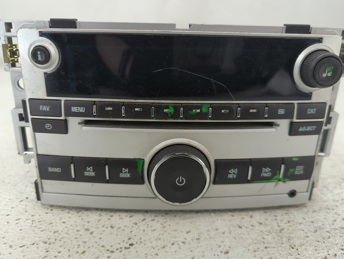 2009-2012 Chevrolet Malibu Radio AM FM Cd Player Receiver Replacement P/N:20834332 Fits Fits 2009 2010 2011 2012 OEM Used Au