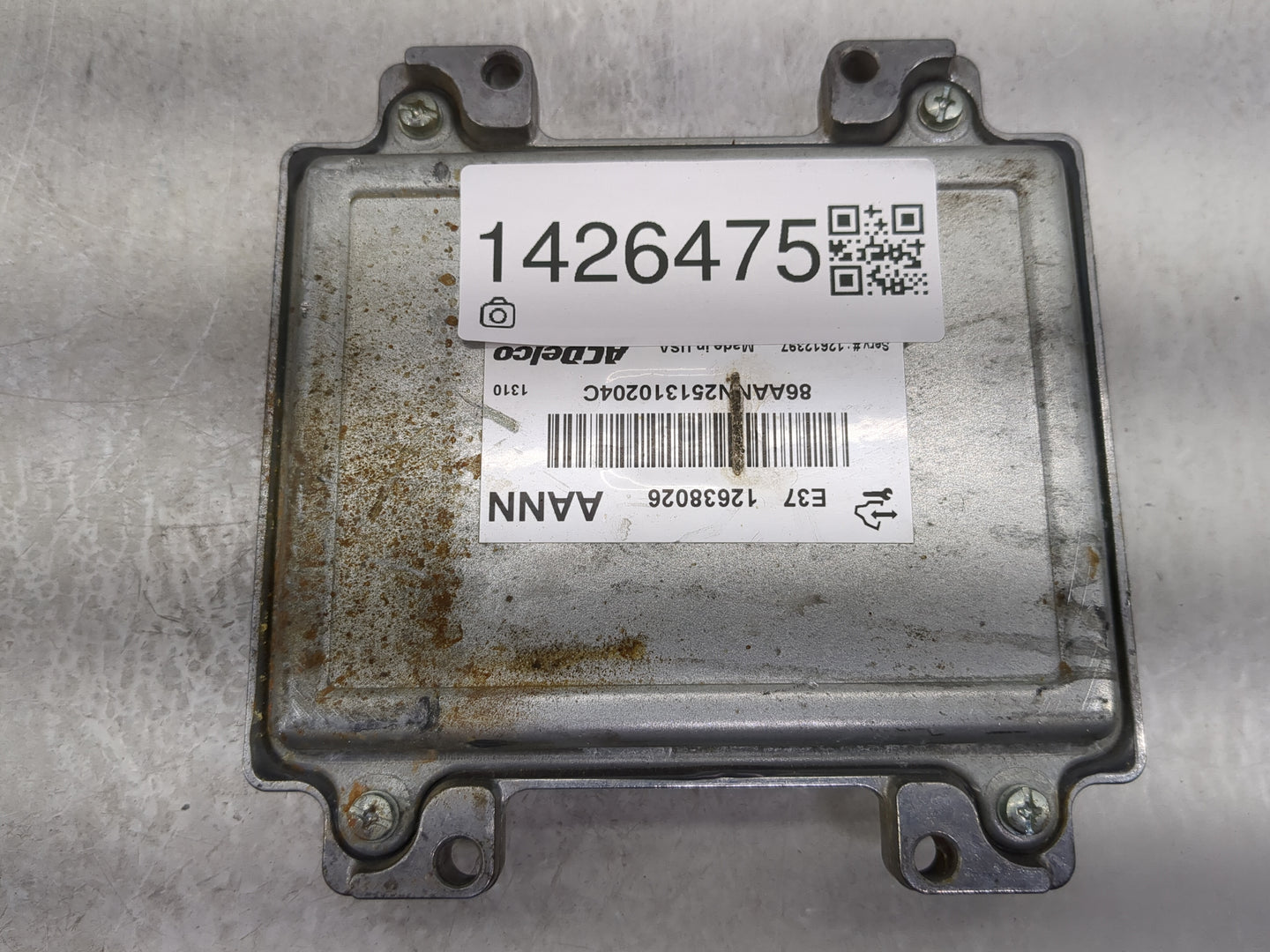 2007-2012 Chevrolet Malibu PCM Engine Control Computer ECU ECM PCU OEM P/N:12612397 12638026 Fits OEM Used Auto Parts - Oemu