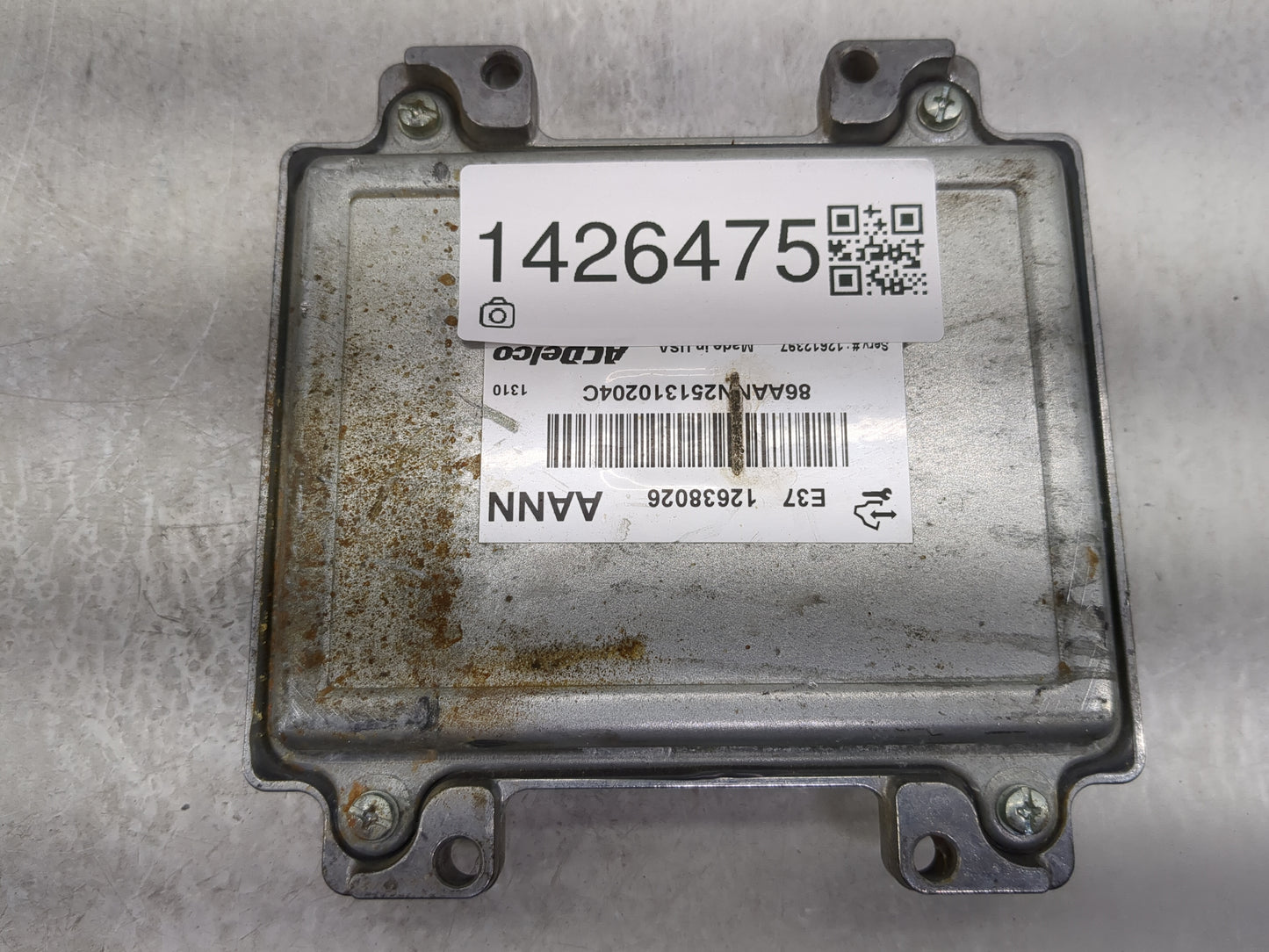 2007-2012 Chevrolet Malibu PCM Engine Control Computer ECU ECM PCU OEM P/N:12612397 12638026 Fits OEM Used Auto Parts - Oemu
