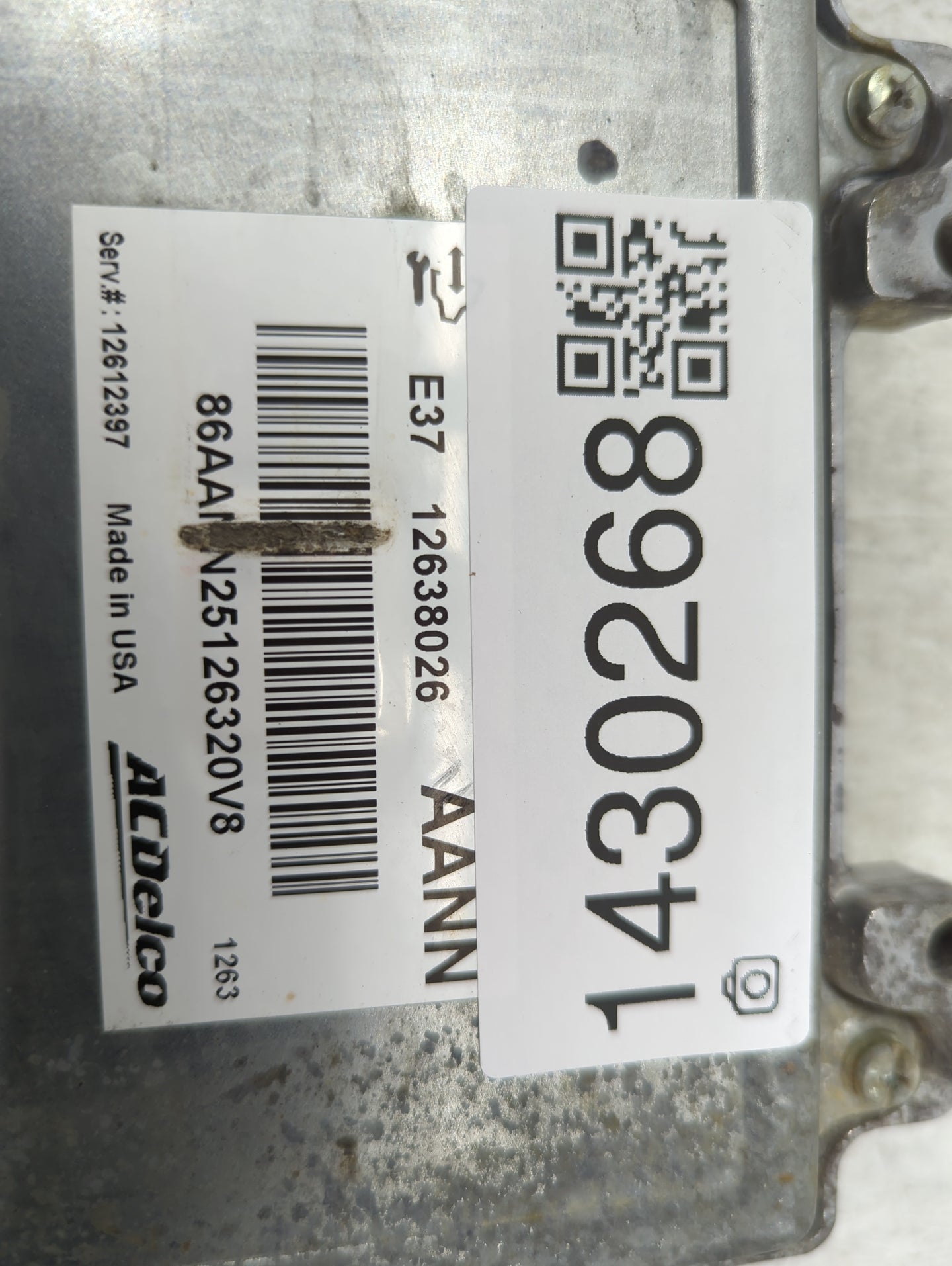 2007-2012 Chevrolet Malibu PCM Engine Control Computer ECU ECM PCU OEM P/N:12612397 12638026 Fits OEM Used Auto Parts - Oemu