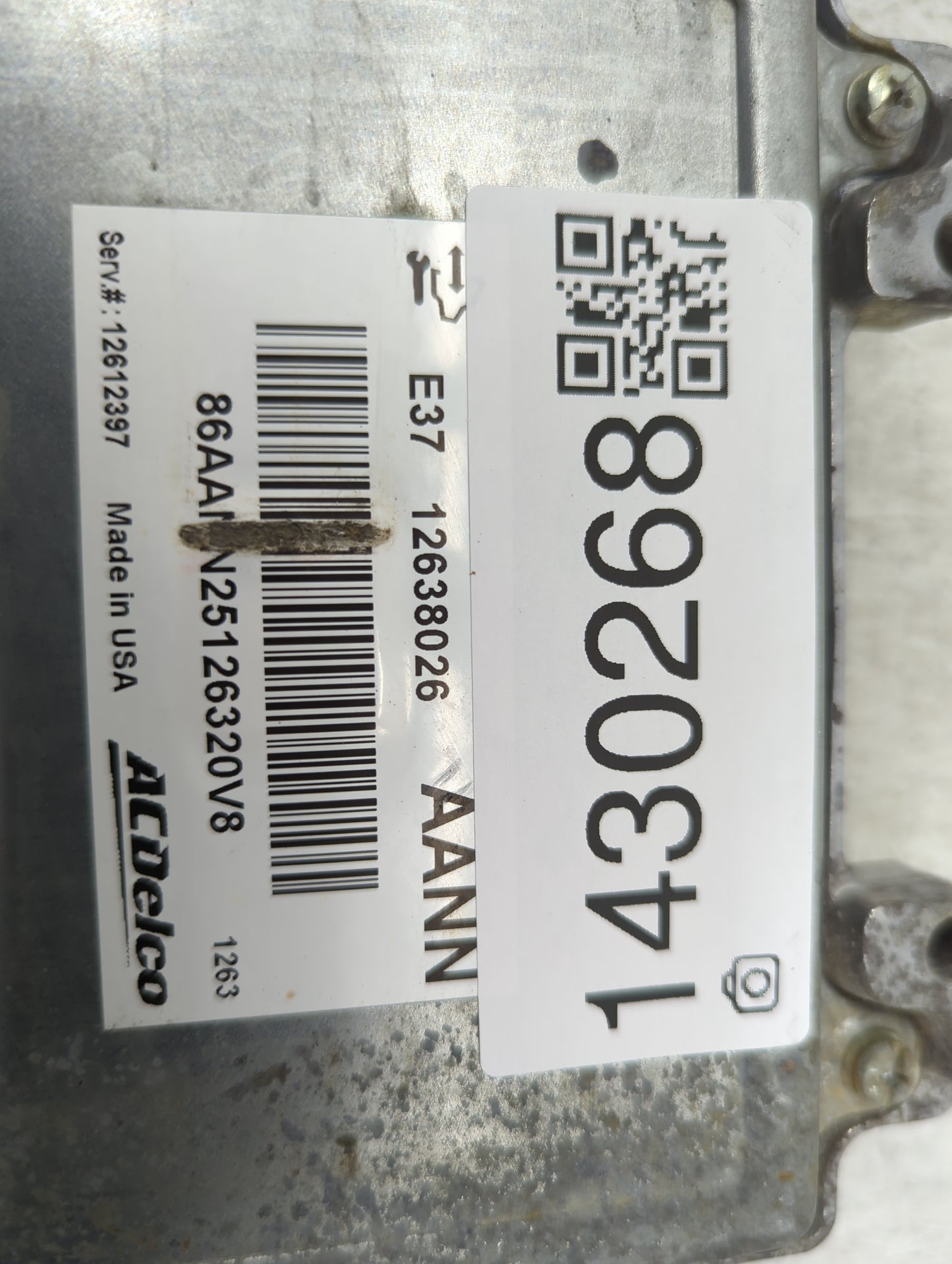 2007-2012 Chevrolet Malibu PCM Engine Control Computer ECU ECM PCU OEM P/N:12612397 12638026 Fits OEM Used Auto Parts - Oemu