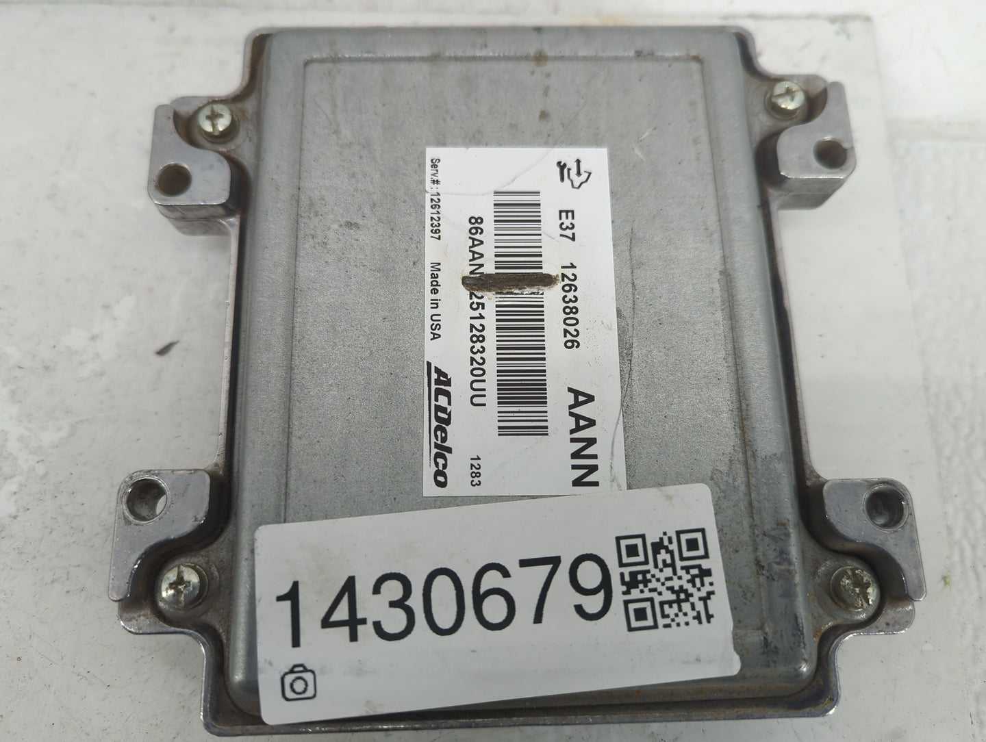 2007-2012 Chevrolet Malibu PCM Engine Control Computer ECU ECM PCU OEM P/N:12638026 Fits Fits 2007 2008 2009 2010 2011 2012 