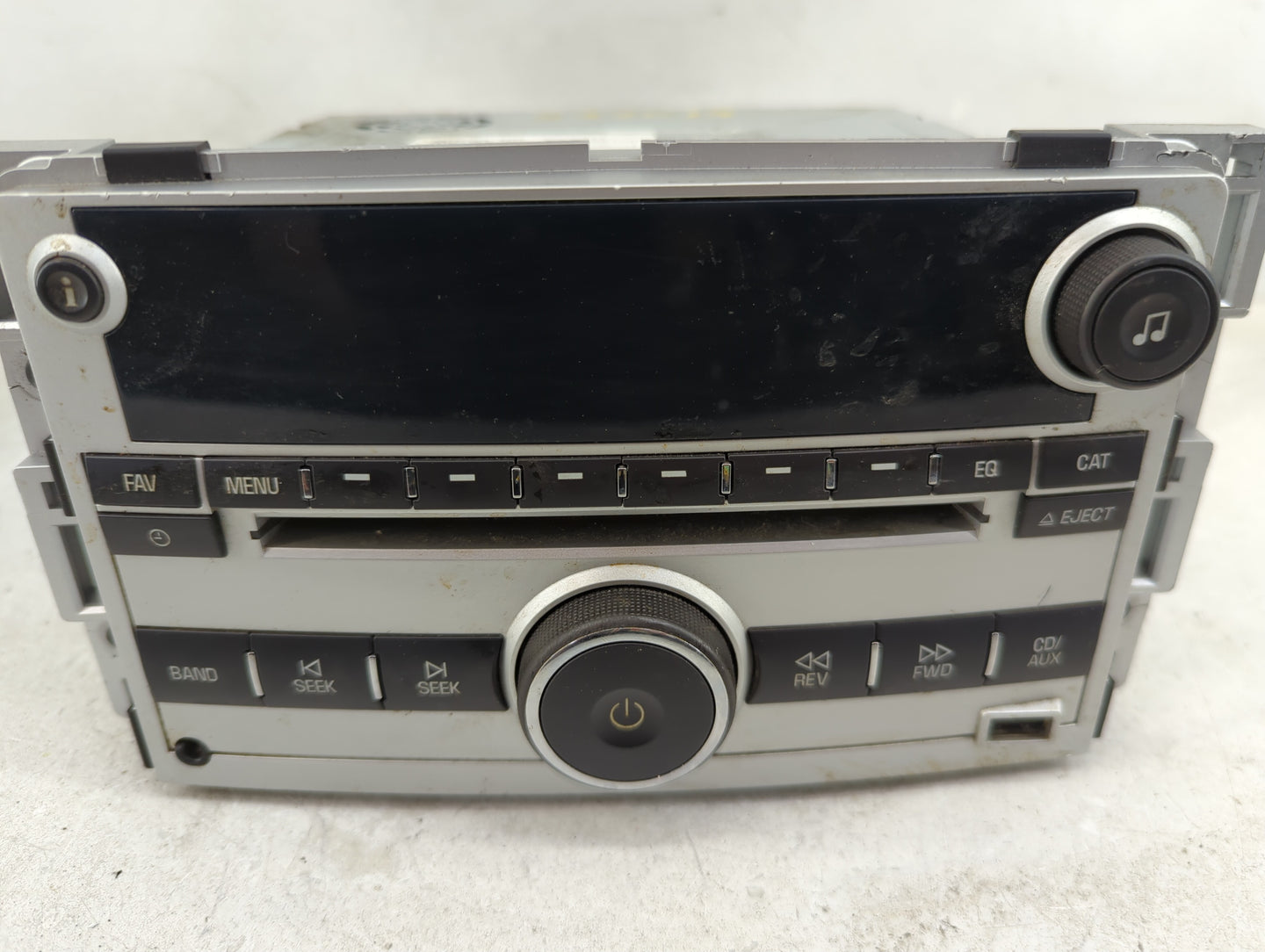 2009-2012 Chevrolet Malibu Radio AM FM Cd Player Receiver Replacement P/N:20940843 CQ-JG20E1GD Fits Fits 2009 2010 2011 2012
