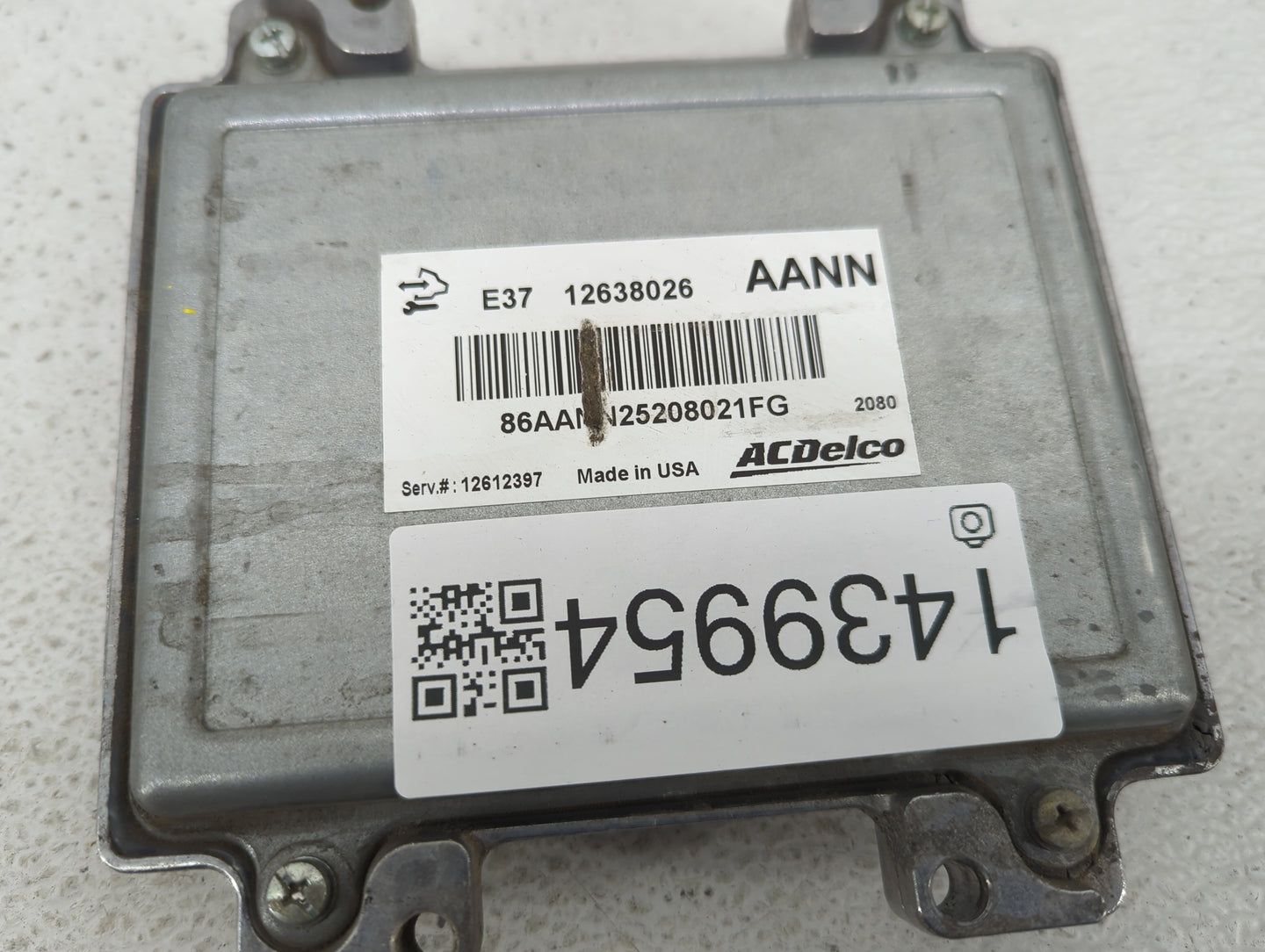 2007-2012 Chevrolet Malibu PCM Engine Control Computer ECU ECM PCU OEM P/N:12638026 12612397 Fits OEM Used Auto Parts - Oemu