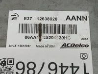 2007-2012 Chevrolet Malibu PCM Engine Control Computer ECU ECM PCU OEM P/N:12638026 12612397 Fits OEM Used Auto Parts - Oemu