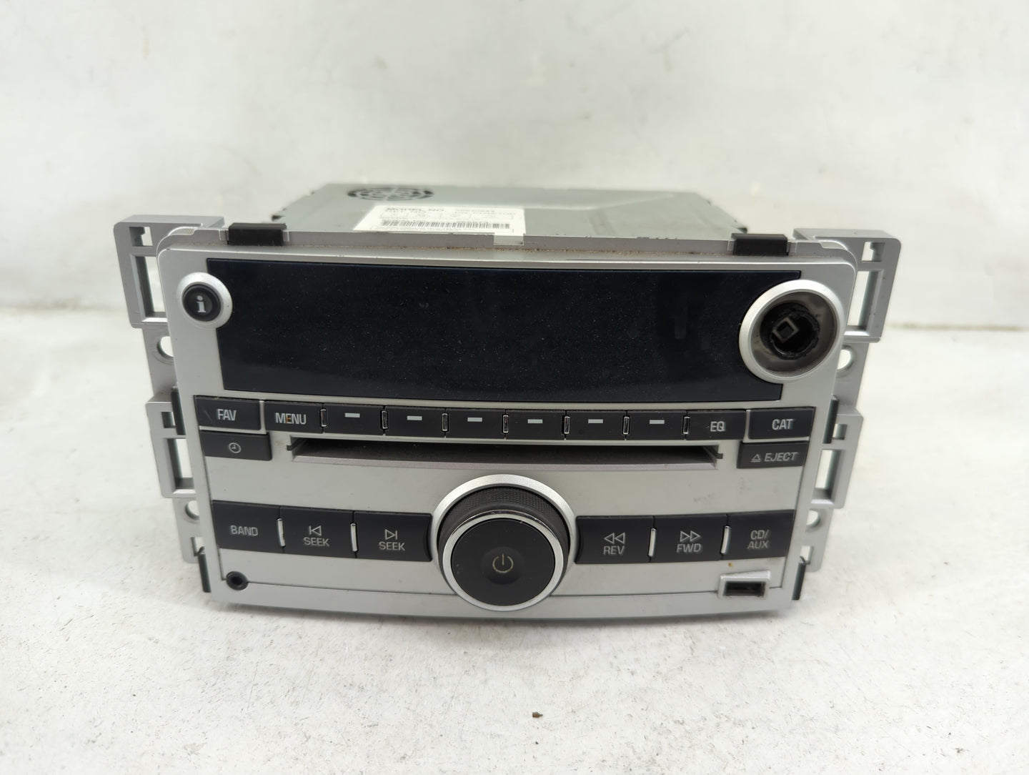 2009-2012 Chevrolet Malibu Radio AM FM Cd Player Receiver Replacement P/N:20940843 CQ-JG20E1GD Fits Fits 2009 2010 2011 2012