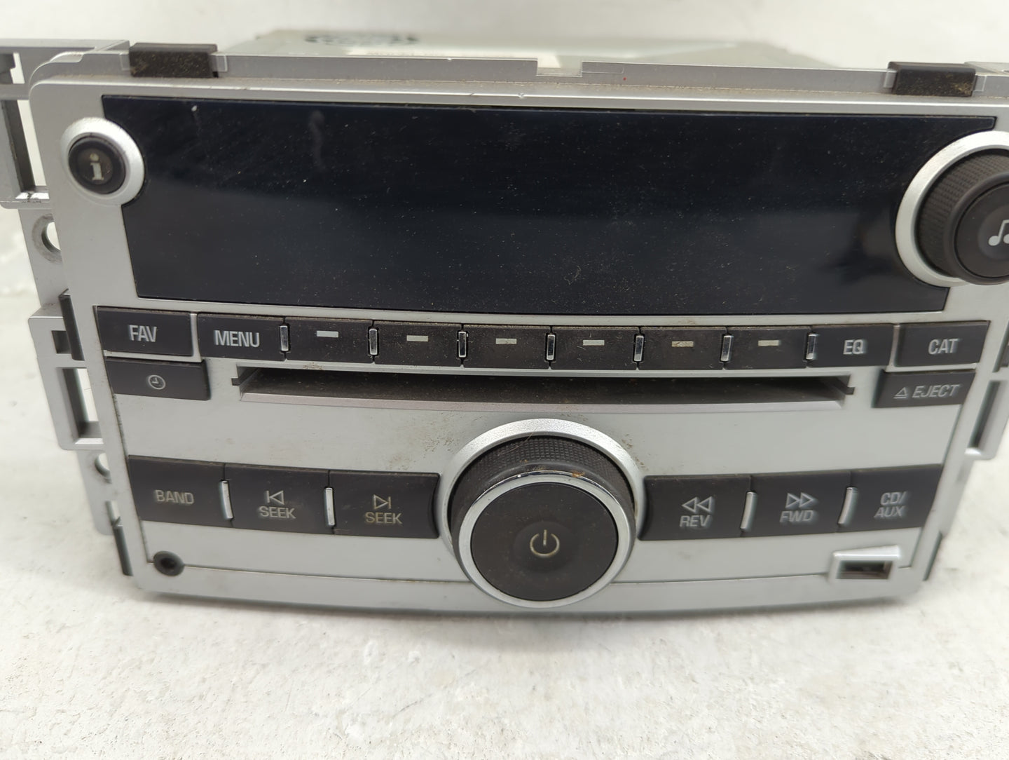 2009-2012 Chevrolet Malibu Radio AM FM Cd Player Receiver Replacement P/N:20940843 CQ-JG20E1GD Fits Fits 2009 2010 2011 2012