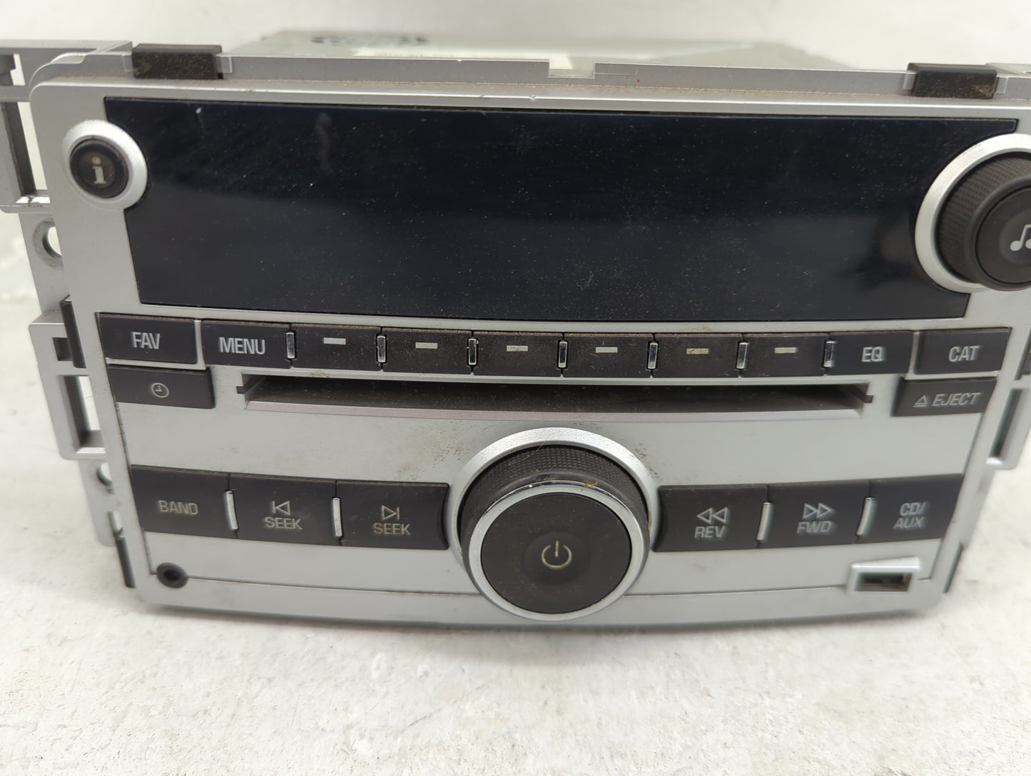 2009-2012 Chevrolet Malibu Radio AM FM Cd Player Receiver Replacement P/N:20940843 CQ-JG20E1GD Fits Fits 2009 2010 2011 2012