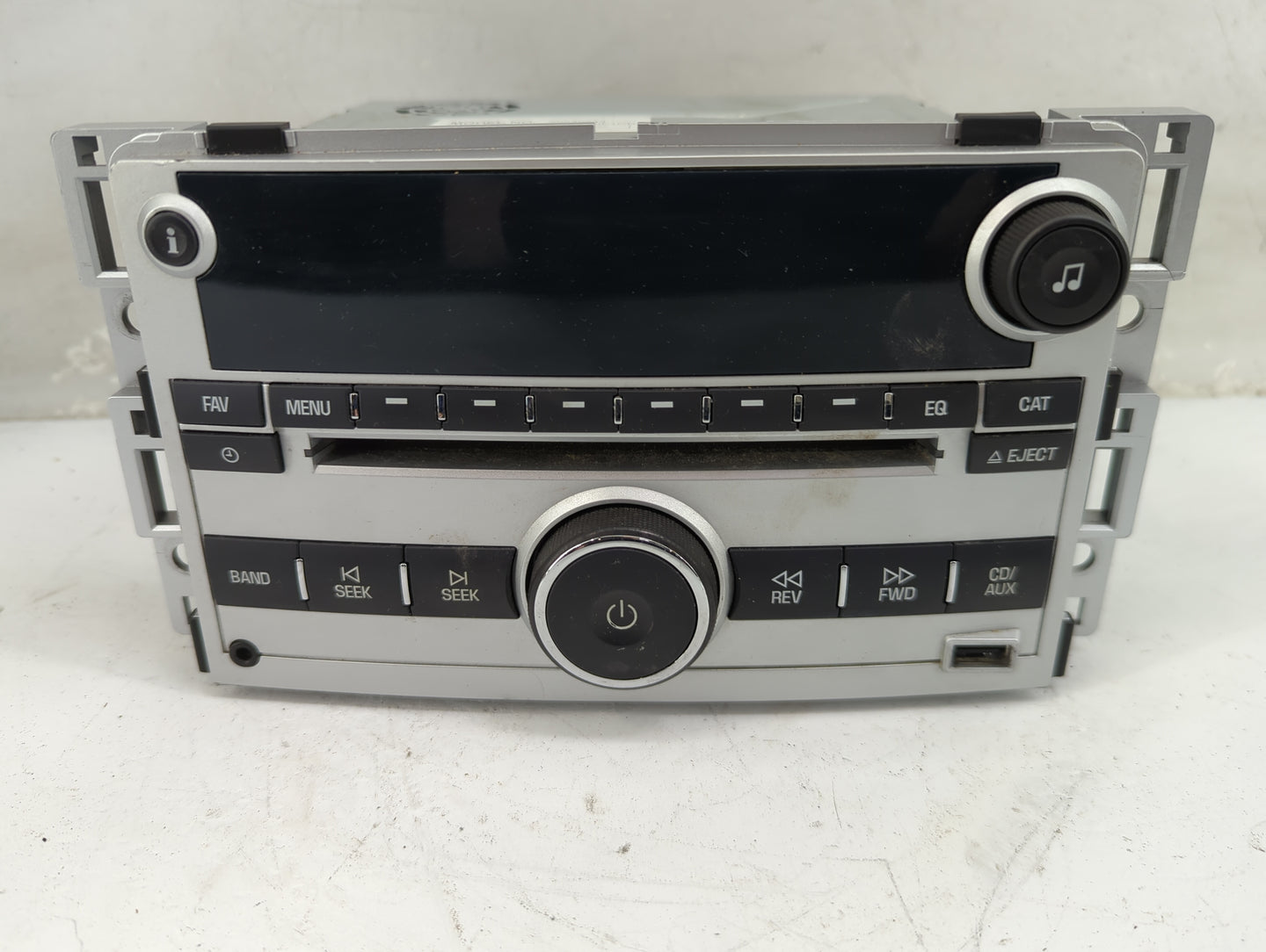 2009-2012 Chevrolet Malibu Radio AM FM Cd Player Receiver Replacement P/N:20940843 CQ-JG20E1GD Fits Fits 2009 2010 2011 2012