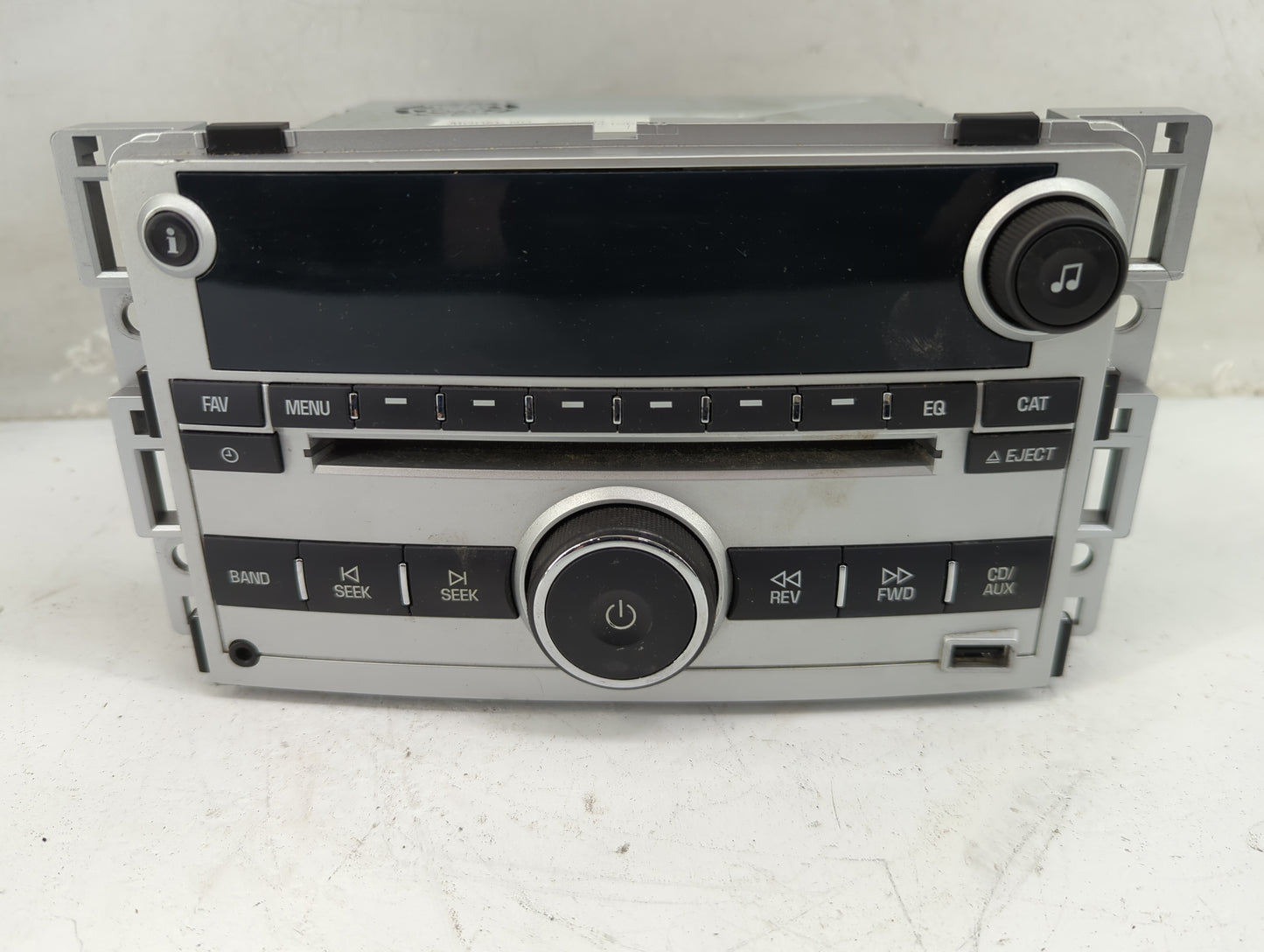 2009-2012 Chevrolet Malibu Radio AM FM Cd Player Receiver Replacement P/N:20940843 CQ-JG20E1GD Fits Fits 2009 2010 2011 2012