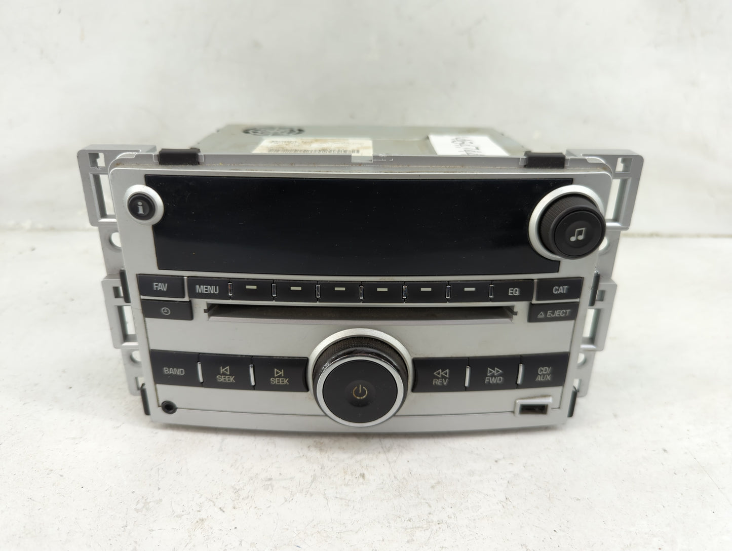 2009-2012 Chevrolet Malibu Radio AM FM Cd Player Receiver Replacement P/N:20940843 CQ-JG20E1GD Fits Fits 2009 2010 2011 2012