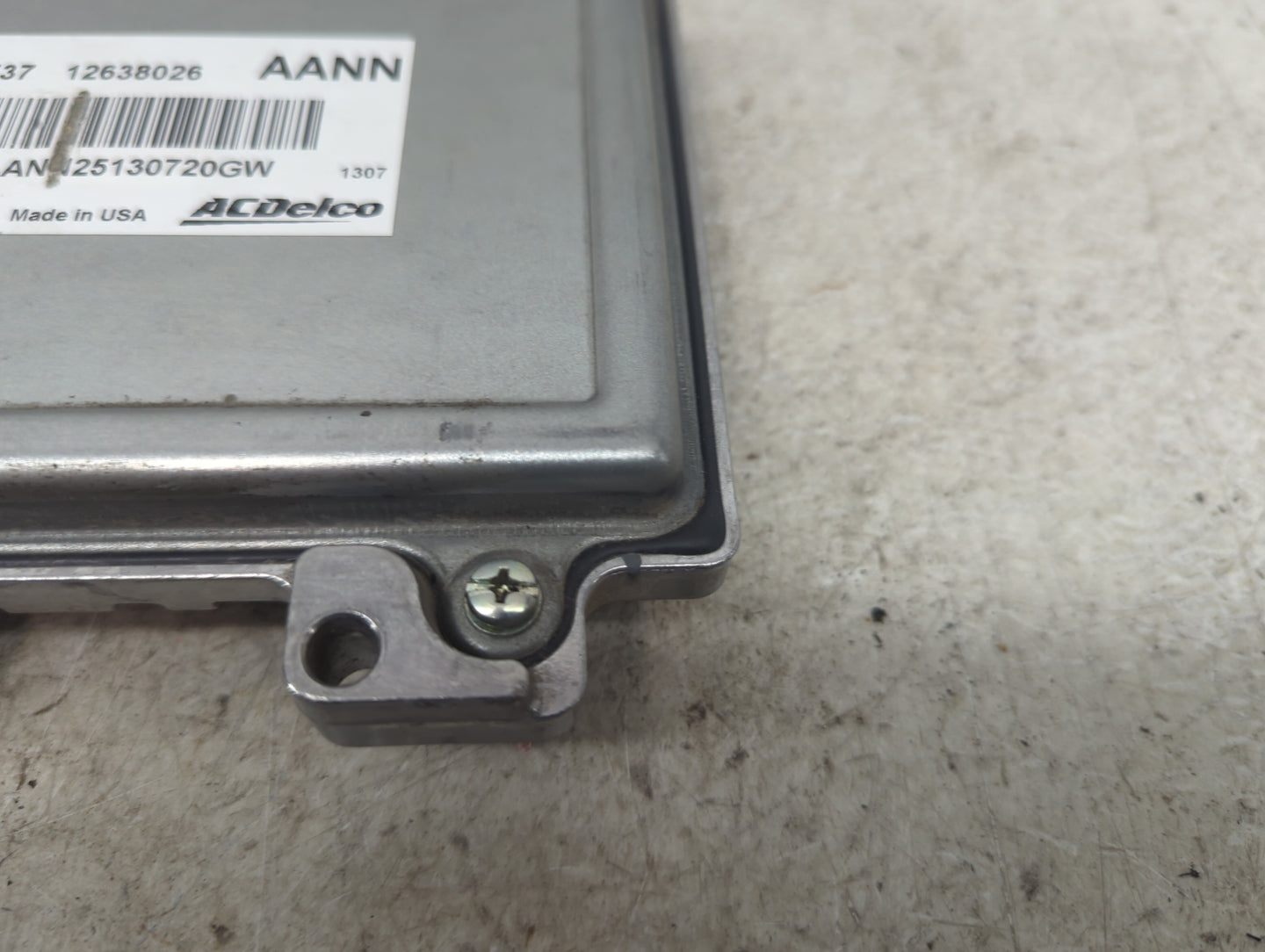 2007-2012 Chevrolet Malibu PCM Engine Control Computer ECU ECM PCU OEM P/N:12638026 AANN25130720GW Fits OEM Used Auto Parts 