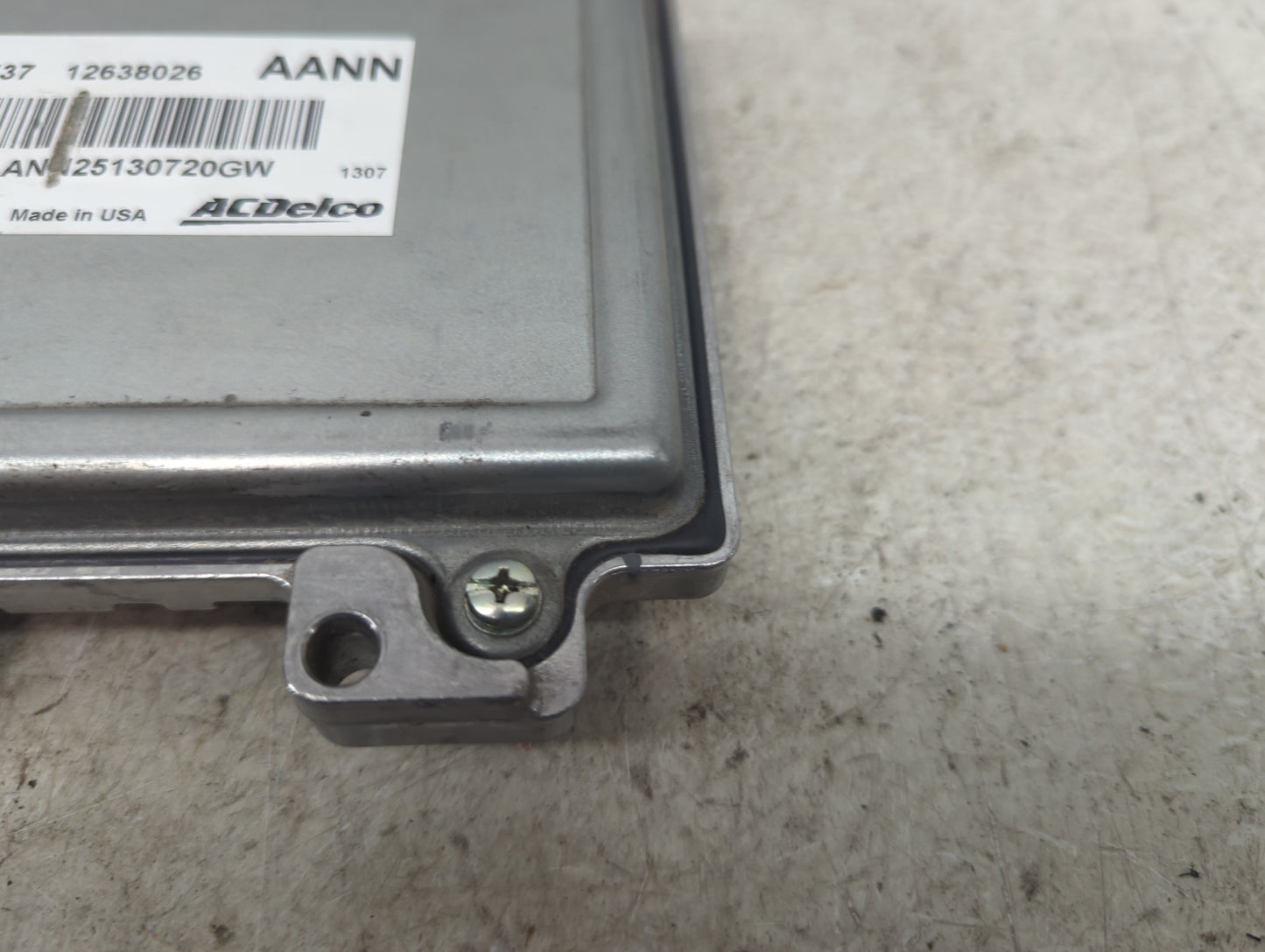 2007-2012 Chevrolet Malibu PCM Engine Control Computer ECU ECM PCU OEM P/N:12638026 AANN25130720GW Fits OEM Used Auto Parts 