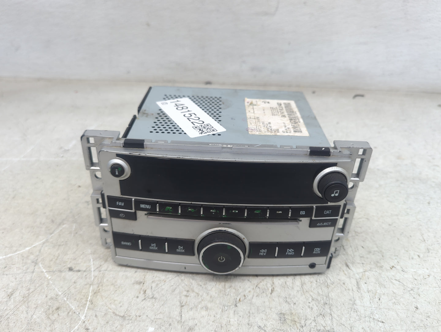 2009-2012 Chevrolet Malibu Radio AM FM Cd Player Receiver Replacement P/N:25845332 Fits Fits 2009 2010 2011 2012 OEM Used Au