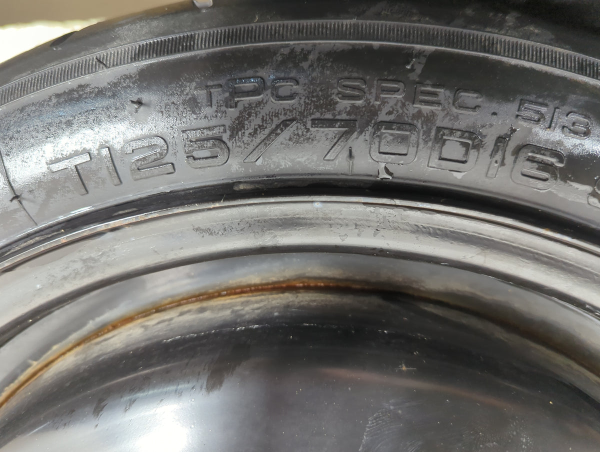 2004-2012 Chevrolet Malibu Spare Donut Tire Wheel Rim Oem 5038449 - Oemusedautoparts1.com