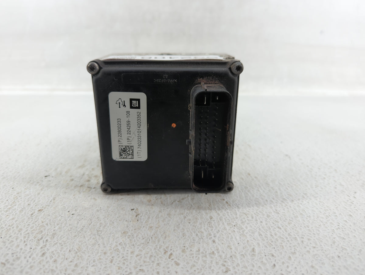 2012 Chevrolet Malibu Anti-Lock Brake ABS Pump Module Actuator OEM P/N:22800233 Fits OEM Used Auto Parts - Oemusedautoparts1