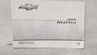 2012 Chevrolet Malibu Owners Manual Book Guide OEM Used Auto Parts - Oemusedautoparts1.com