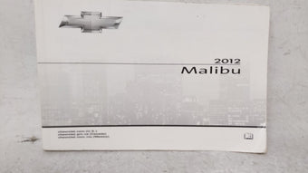 compare product 2012 Chevrolet Malibu Owners Manual Book Guide OEM Used Auto Parts