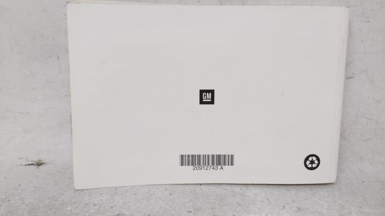 2012 Chevrolet Malibu Owners Manual Book Guide OEM Used Auto Parts - Oemusedautoparts1.com