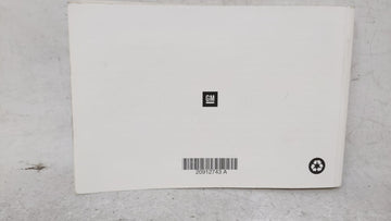 2012 Chevrolet Malibu Owners Manual Book Guide OEM Used Auto Parts