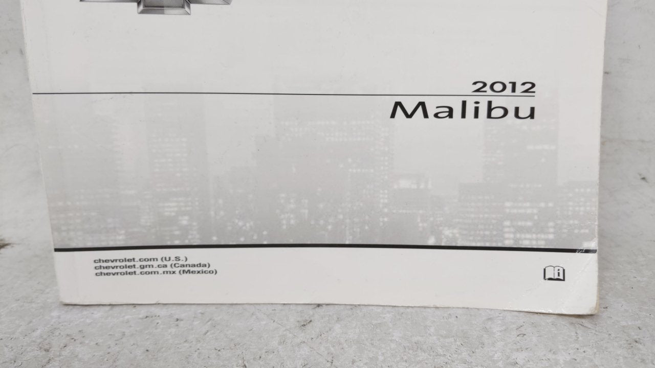 2012 Chevrolet Malibu Owners Manual Book Guide OEM Used Auto Parts - Oemusedautoparts1.com