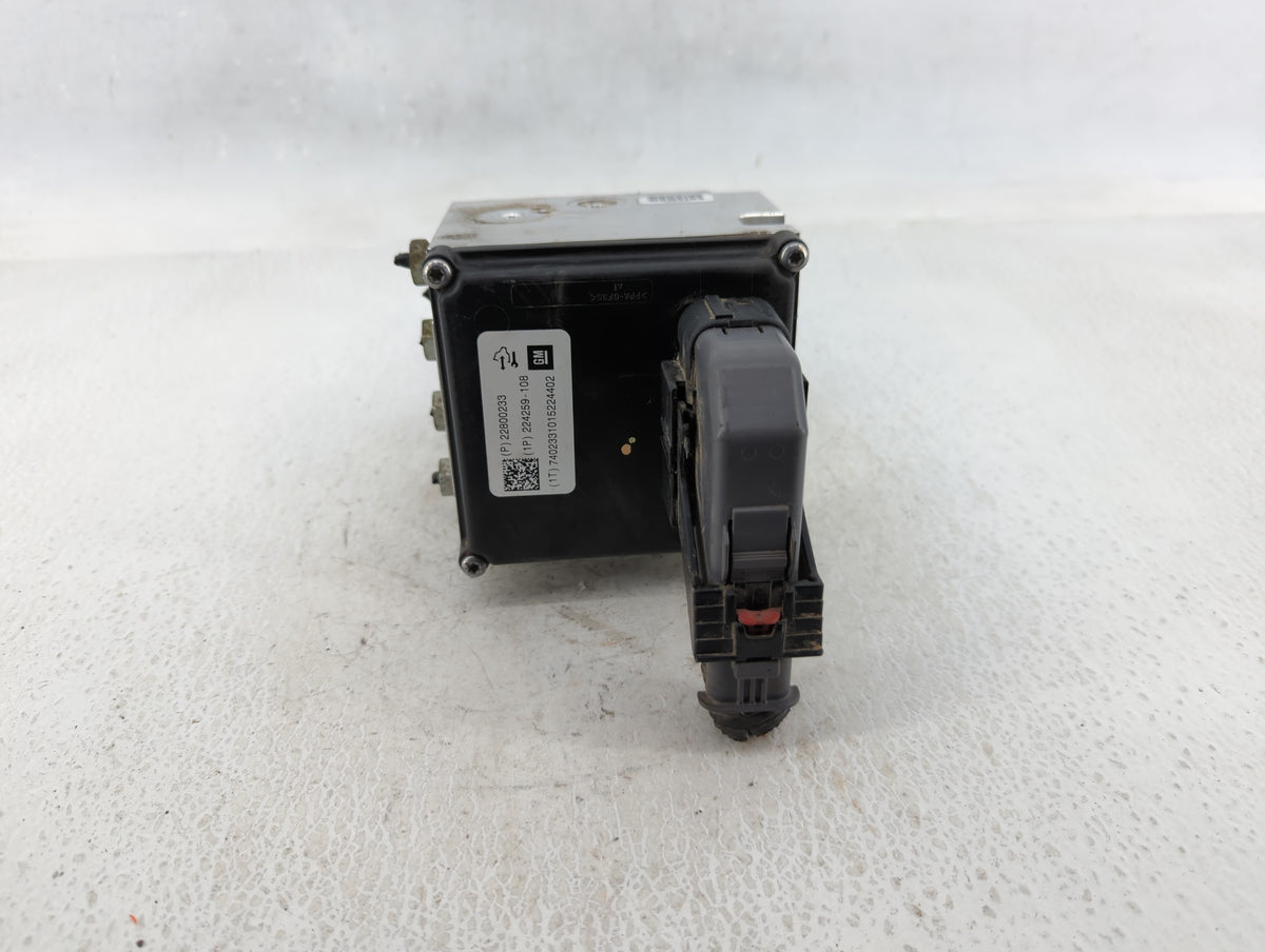 2012 Chevrolet Malibu Anti-Lock Brake ABS Pump Module Actuator OEM P/N:224259-108 22800233 Fits OEM Used Auto Parts - Oemuse