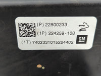 2012 Chevrolet Malibu Anti-Lock Brake ABS Pump Module Actuator OEM P/N:224259-108 22800233 Fits OEM Used Auto Parts - Oemuse