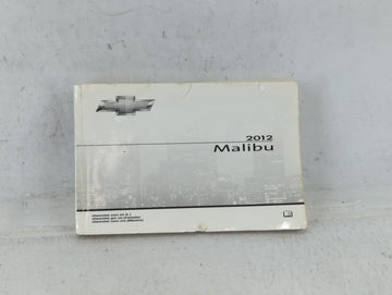 2012 Chevrolet Malibu Owners Manual Book Guide P/N:20912743 A OEM Used Auto Parts - Oemusedautoparts1.com