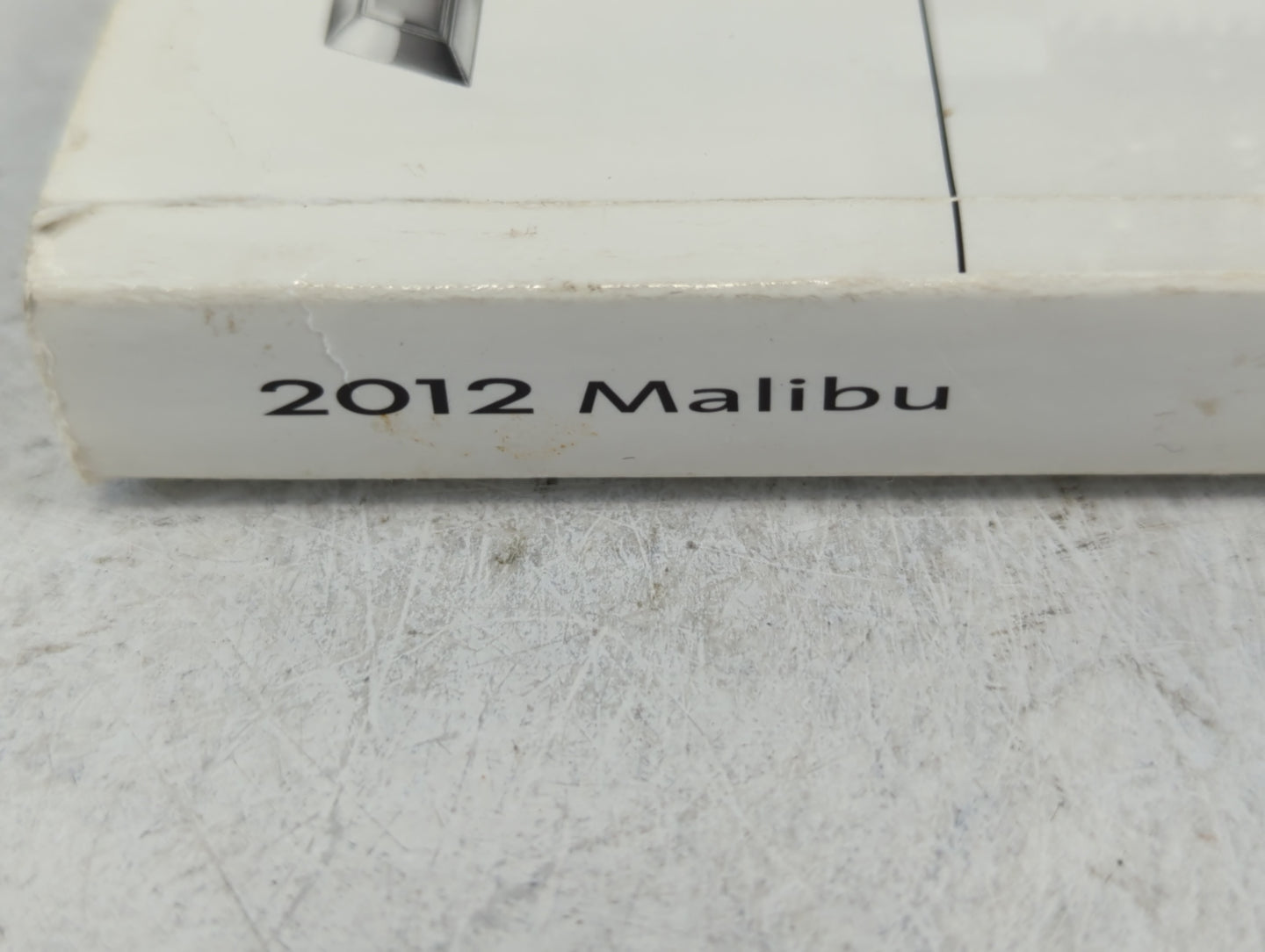 2012 Chevrolet Malibu Owners Manual Book Guide P/N:20912743 A OEM Used Auto Parts - Oemusedautoparts1.com