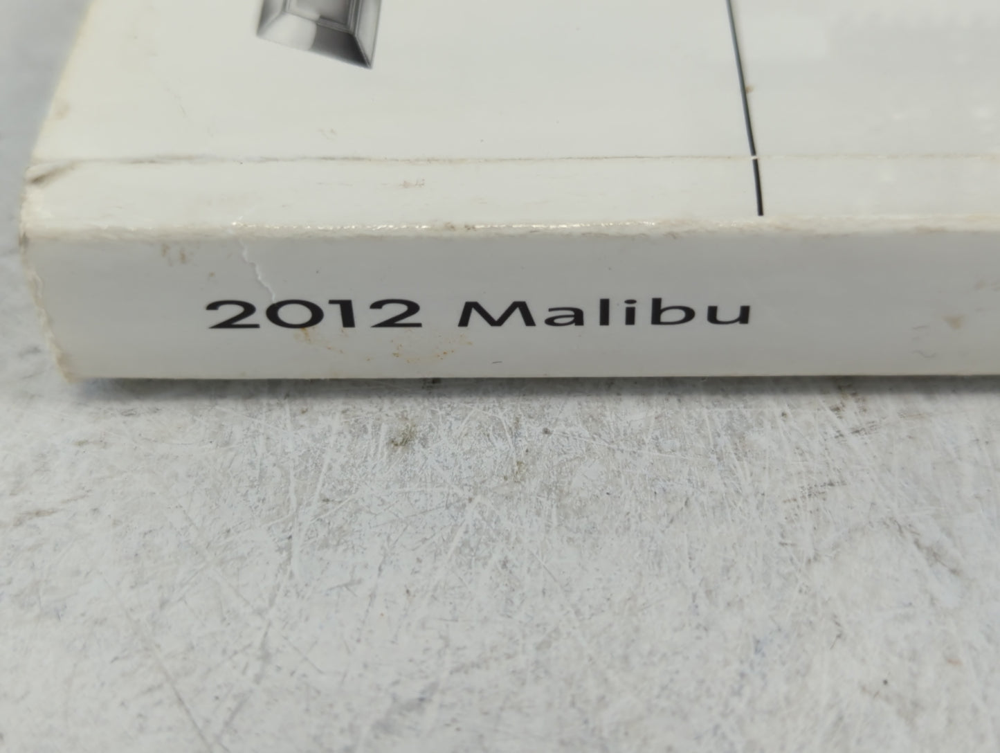 2012 Chevrolet Malibu Owners Manual Book Guide P/N:20912743 A OEM Used Auto Parts - Oemusedautoparts1.com