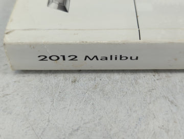 2012 Chevrolet Malibu Owners Manual Book Guide P/N:20912743 A OEM Used Auto Parts