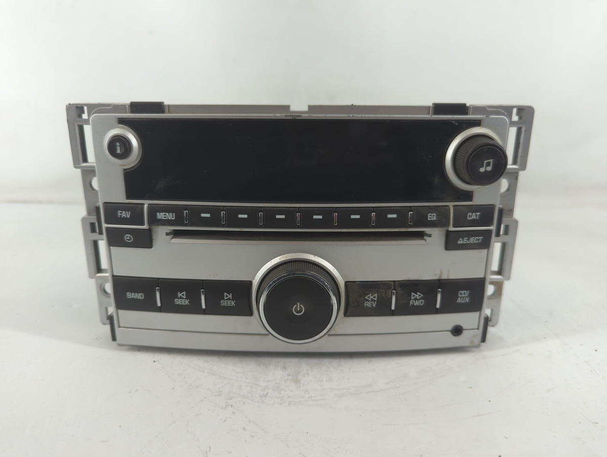2009-2012 Chevrolet Malibu Am Fm Cd Player Radio Receiver 726052 - Oemusedautoparts1.com