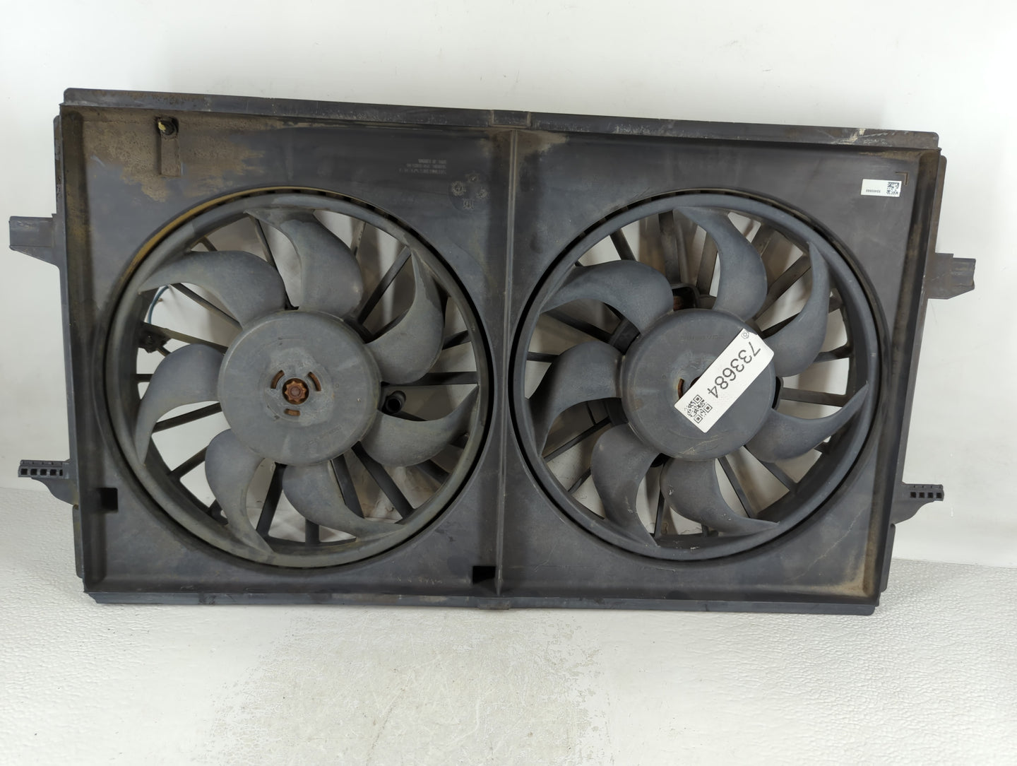 2004-2012 Chevrolet Malibu Left Radiator Fan Motor Assembly - Oemusedautoparts1.com