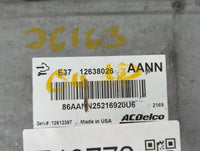 2007-2012 Chevrolet Malibu PCM Engine Control Computer ECU ECM PCU OEM P/N:12612397 12638026 Fits OEM Used Auto Parts - Oemu
