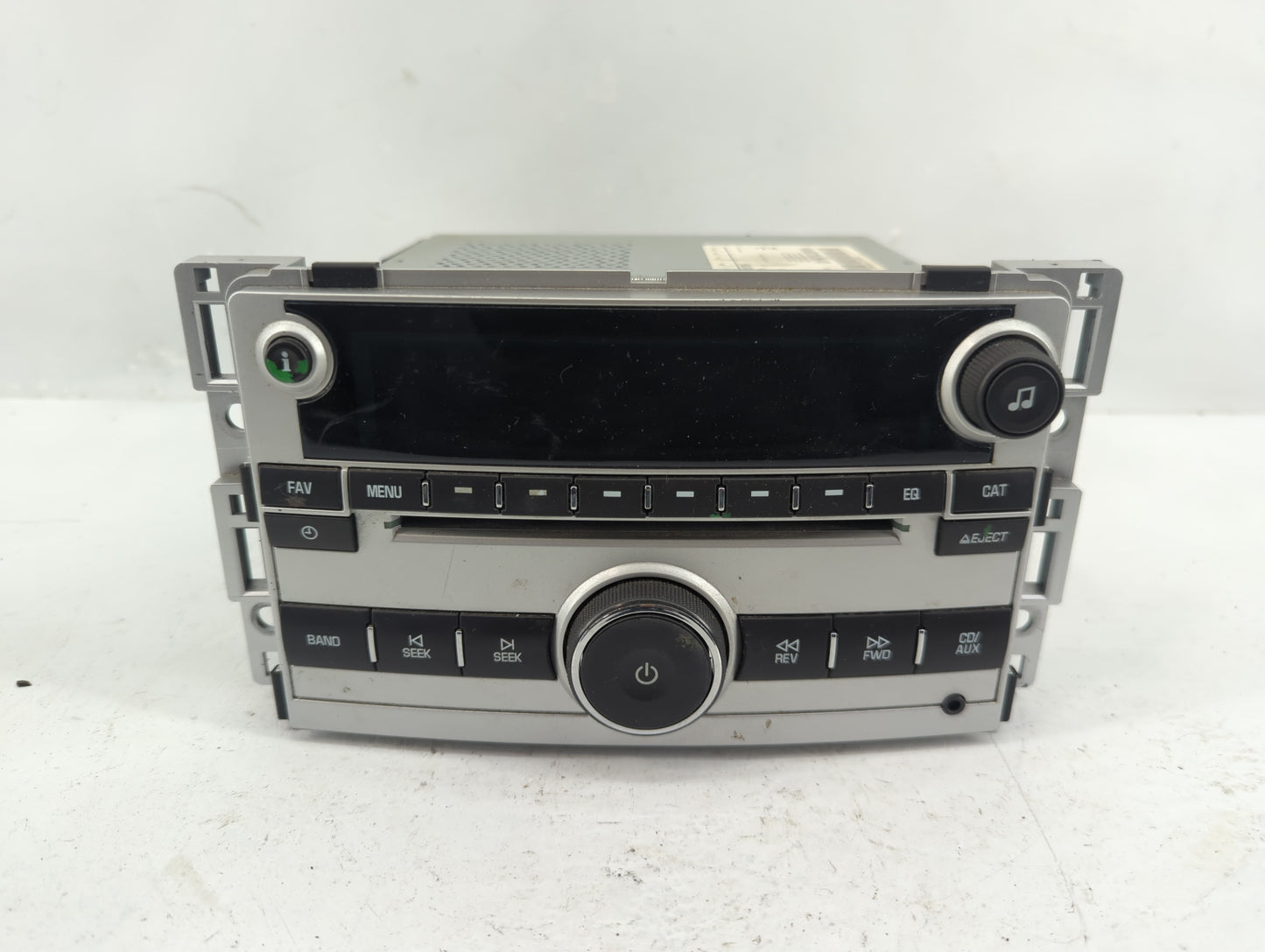 2009-2012 Chevrolet Malibu Radio AM FM Cd Player Receiver Replacement Fits Fits 2009 2010 2011 2012 OEM Used Auto Parts - Oe