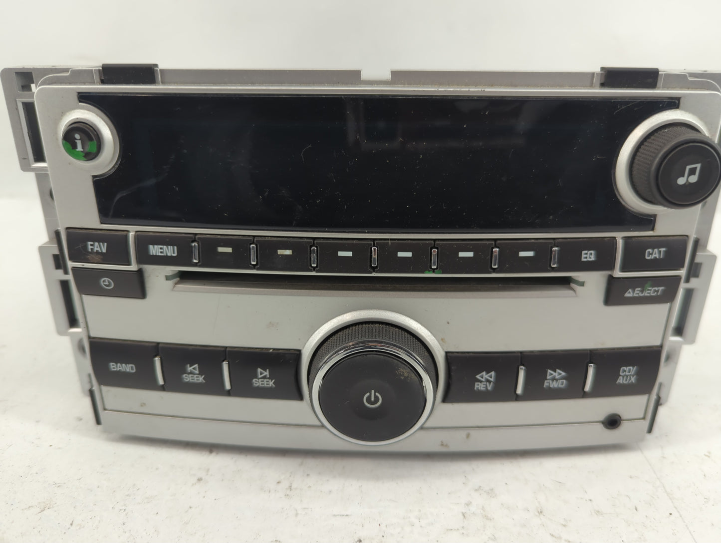 2009-2012 Chevrolet Malibu Radio AM FM Cd Player Receiver Replacement Fits Fits 2009 2010 2011 2012 OEM Used Auto Parts - Oe