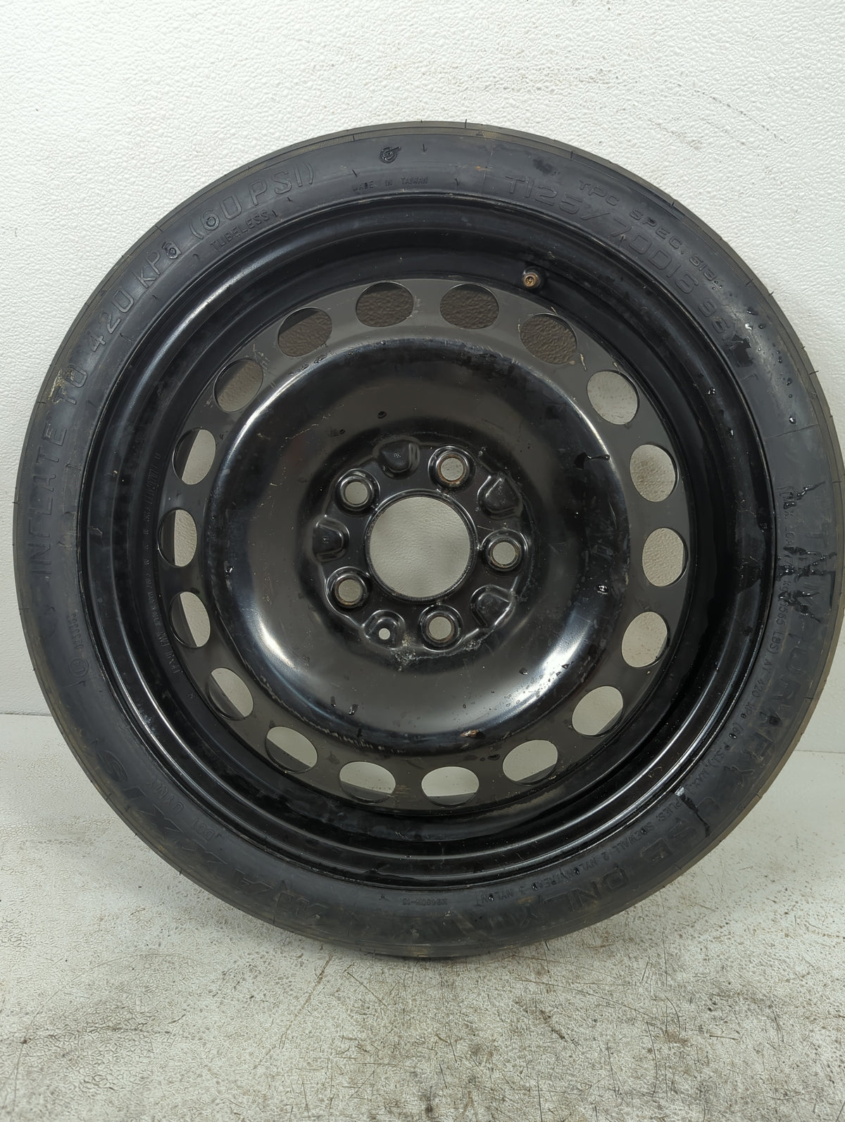 2012-2012 Chevrolet Malibu Spare Donut Tire Wheel Rim Oem - Oemusedautoparts1.com