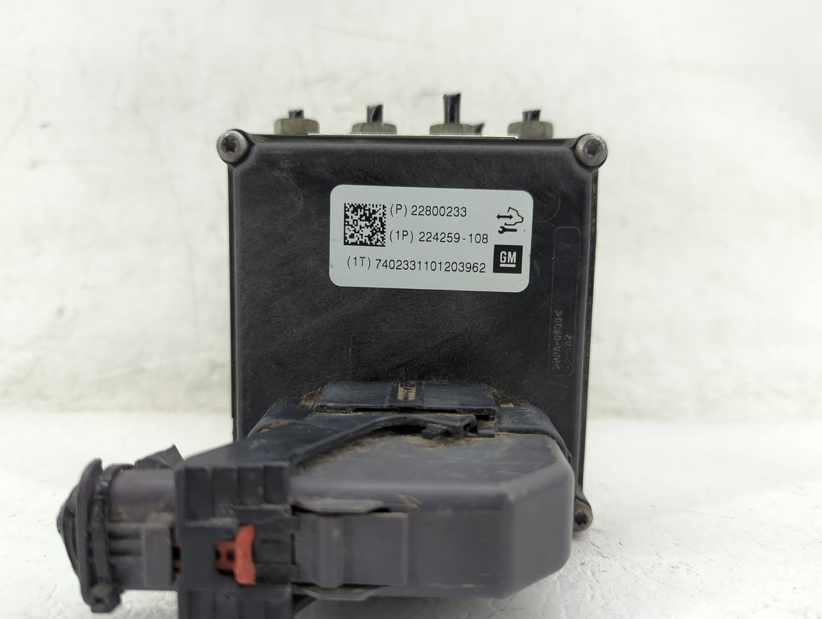 2012 Chevrolet Malibu Anti-Lock Brake ABS Pump Module Actuator OEM P/N:22800233 22799743 Fits OEM Used Auto Parts - Oemuseda