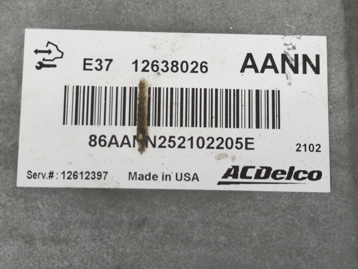2007-2012 Chevrolet Malibu PCM Engine Control Computer ECU ECM PCU OEM Fits Fits 2007 2008 2009 2010 2011 2012 OEM Used Auto
